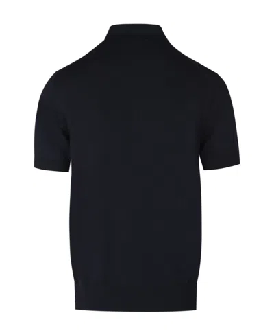 Dolce & Gabbana Cotton Polo Shirt With Buttoned Collar And Ribbed Accents