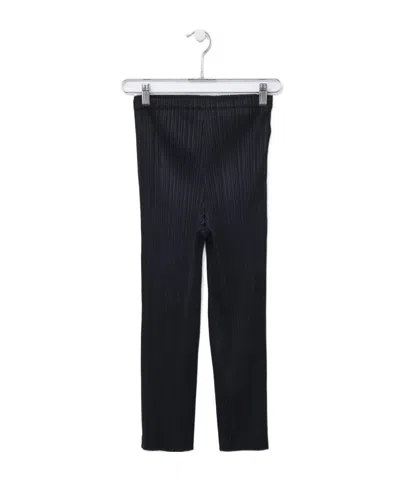 Issey Miyake Plissé-effect Cropped Trousers