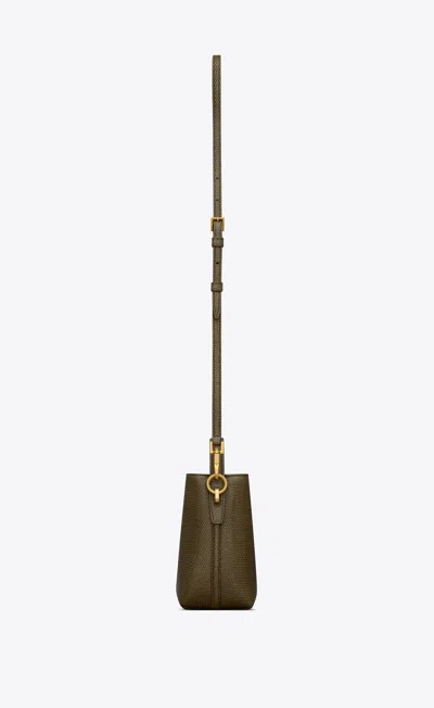 Saint Laurent Le 37 Mini In Shiny Lizard
