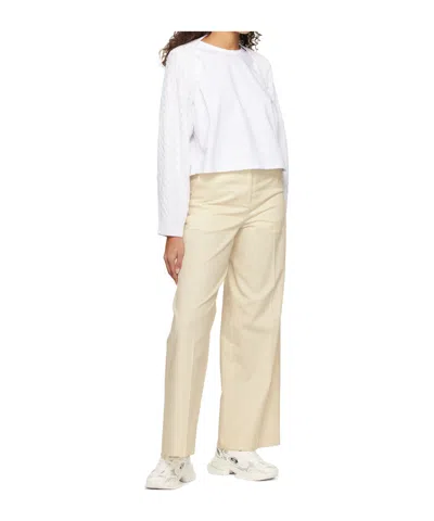 Juunj Diagonal Plaid Pleated Casual Pants In Neutral