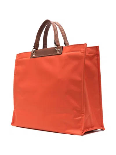 Longchamp Carrot Nylon Tote Bag