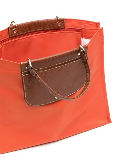 Longchamp Carrot Nylon Tote Bag