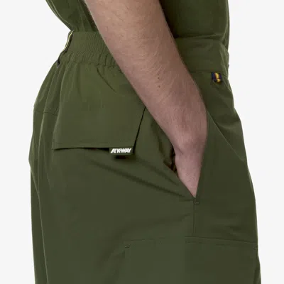 K-way Bastyel Cargo Shorts In Green