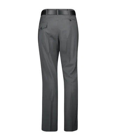 Moschino Belt Loop Track Pants In Gray
