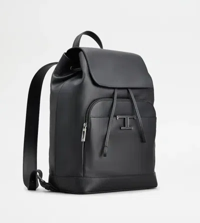 Tod's Medium T Timeless Logo Plaque Backpack