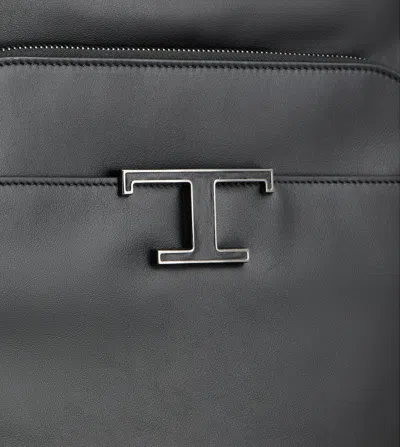 Tod's Medium T Timeless Logo Plaque Backpack