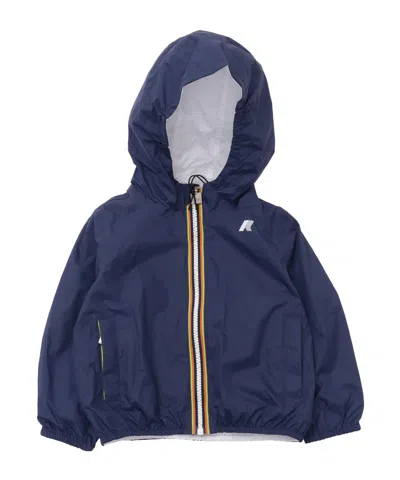 K-way Kids P. Jake Plus.2 Reversible Jacket In Blue