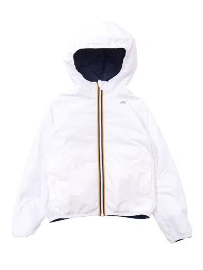 K-way Kids P. Jake Plus.2 Reversible Jacket In Blue