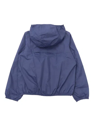 K-way Kids P. Jake Plus.2 Reversible Jacket In Blue