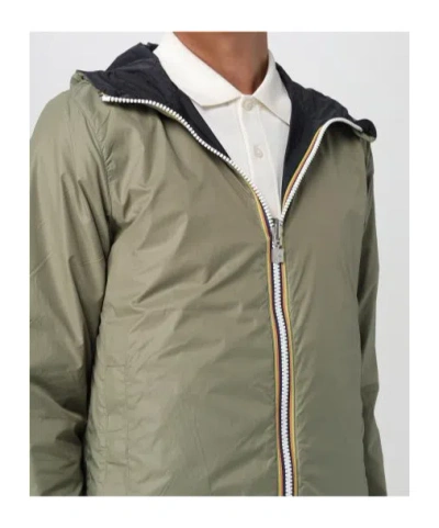 K-way Jake Plus.2 Reversible Jacket In Black