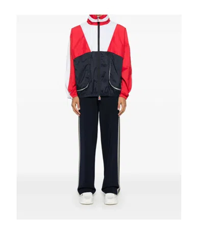 K-way Stand Collar Casual Jacket In Multi