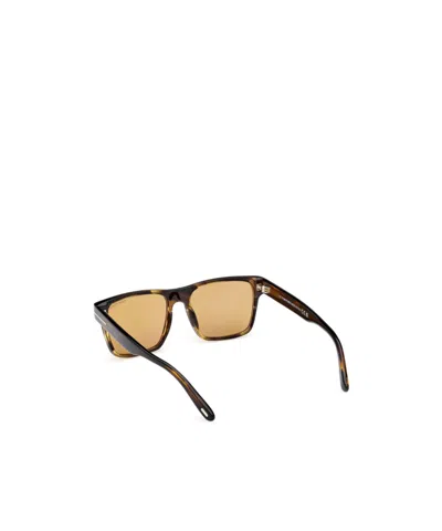 Tom Ford Eyewear Calder Square Frame Sunglasses