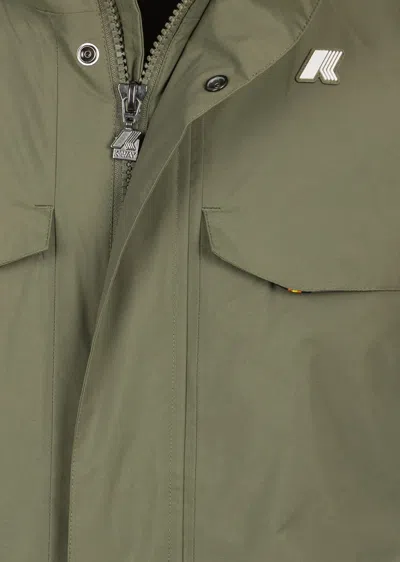 K-way Manuel Multi-pocket Jacket In Green
