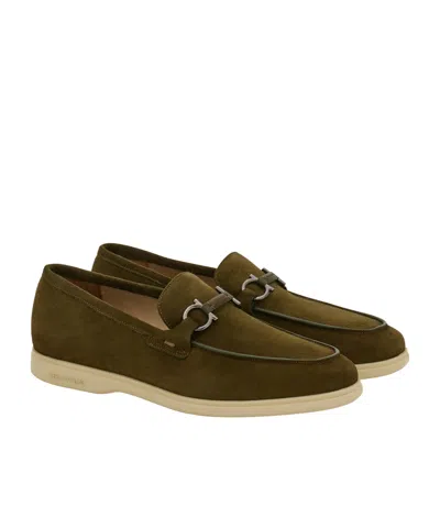 Ferragamo Cosimo Gancini Casual Loafers