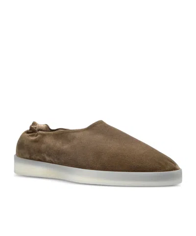Fear Of God Leather Sneakers In Green