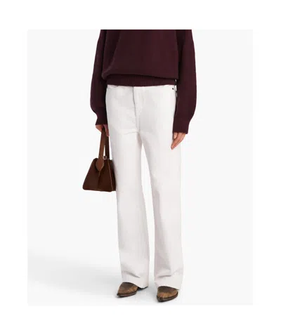 Khaite Bonnie Jeans In White