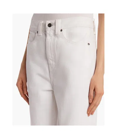 Khaite Bonnie Jeans In White