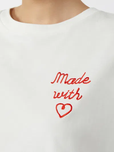 Weekend Max Mara Acline Jersey Short Sleeved T-shirt In White