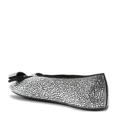 Ferragamo Crystal-embellished Ballet Flat