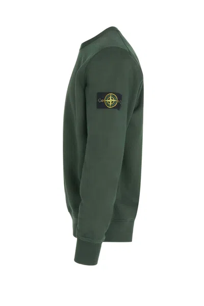Stone Island Malfilé Cotton Fleece Sweatshirt