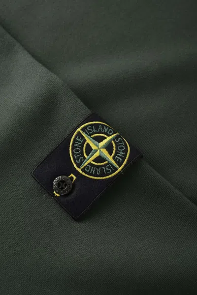 Stone Island Malfilé Cotton Fleece Sweatshirt