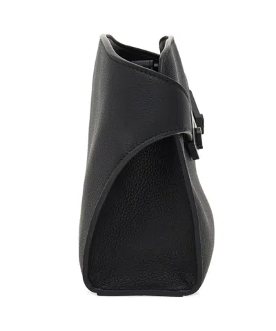 Ferragamo Black Messenger Bags Men In Red