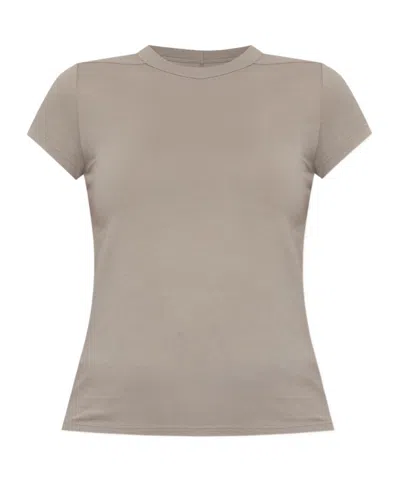 Rick Owens Short Sleeve T-shirt In Neutral