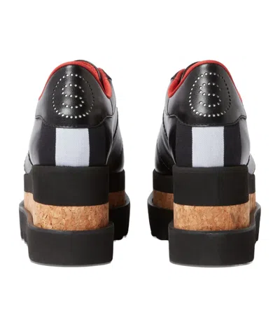 Stella Mccartney Elyse Platform Brogues With Contrast Sole In Black
