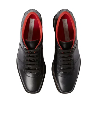 Stella Mccartney Elyse Platform Brogues With Contrast Sole In Black
