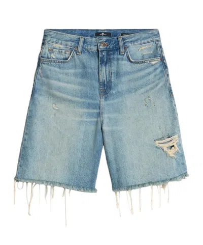 7 For All Mankind Denim Bermuda 'lola'