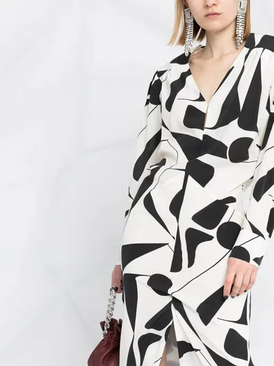Isabel Marant Abstract-print Silk Dress