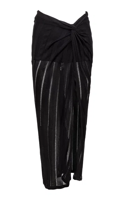 Vix Vis Knitted Slip Maxi Skirt