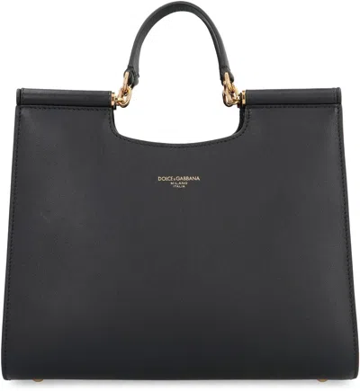 Dolce & Gabbana Black Leather Tote