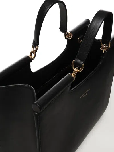 Dolce & Gabbana Black Leather Tote