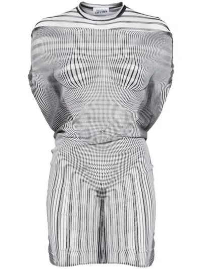 Jean Paul Gaultier The Short Draped Body Morphing Mini Dress