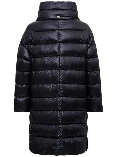 Herno Iconico Woman Puffer Midnight Blue Size 4 Polyamide