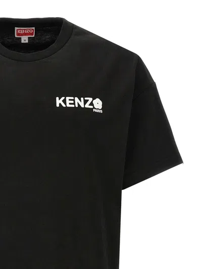 Kenzo Boke Flower 2.0 Classic Cotton Logo Graphic T-shirt In Black