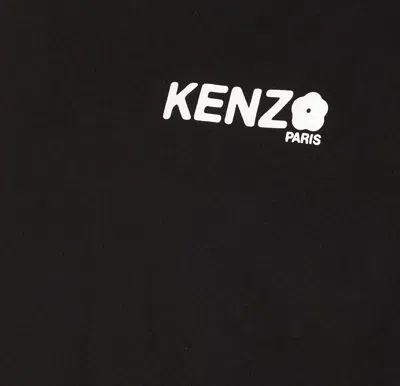Kenzo Boke Flower 2.0 Classic Cotton Logo Graphic T-shirt In Black