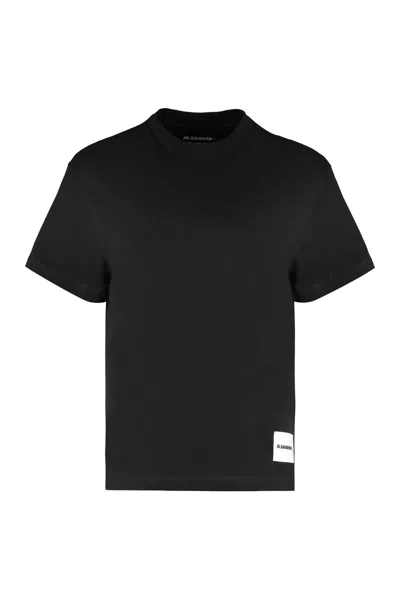 Jil Sander Confezione Da 3 T-shirt In Cotone Con Etichetta Logo