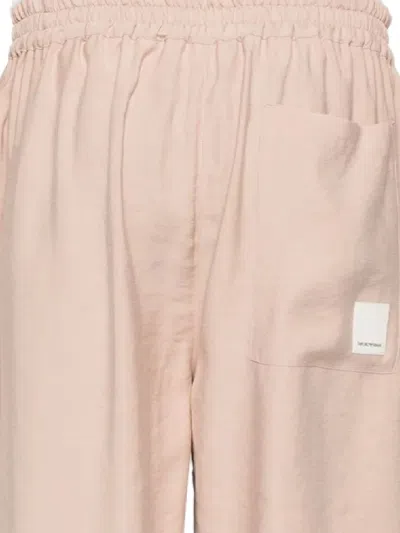 Emporio Armani Soft-touch Modal Bermuda Shorts With Peace-inspired Print