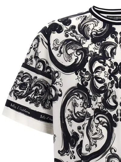 Dolce & Gabbana Maiolica T-shirt In Black