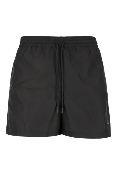 Gucci Technical Poplin Swim Shorts In Black