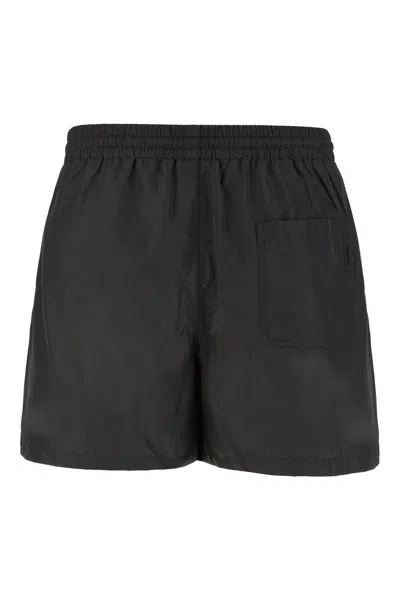 Gucci Technical Poplin Swim Shorts In Black
