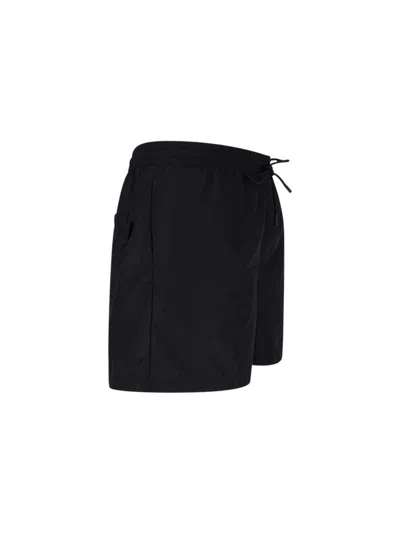 Gucci Technical Poplin Swim Shorts In Black