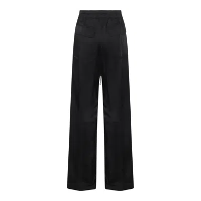 Rick Owens Relaxed Fit Trousers Elastic Waistband In Black