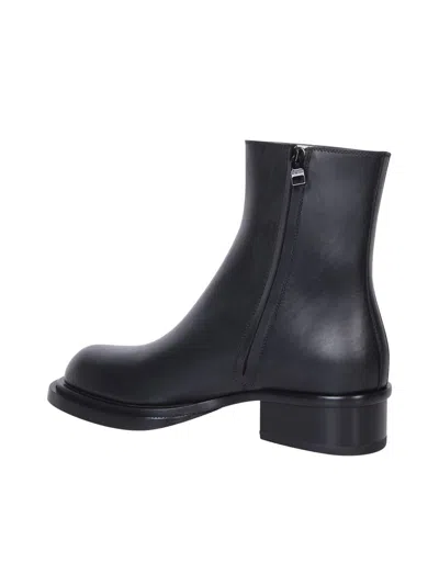 Alexander Mcqueen Cuban Stack Ankle Boots In Multi