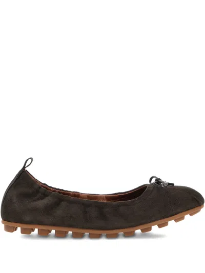 Hogan Suede Ballerina Shoes