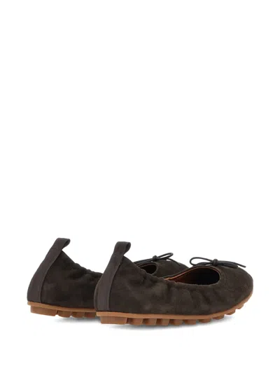 Hogan Suede Ballerina Shoes