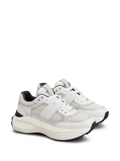 Tod's Sneakers In Leather And Fabric