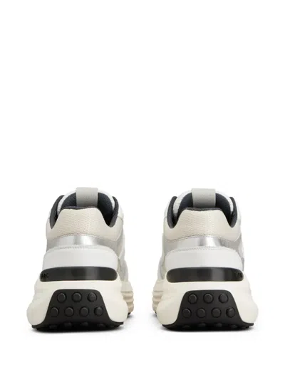 Tod's Sneakers In Leather And Fabric